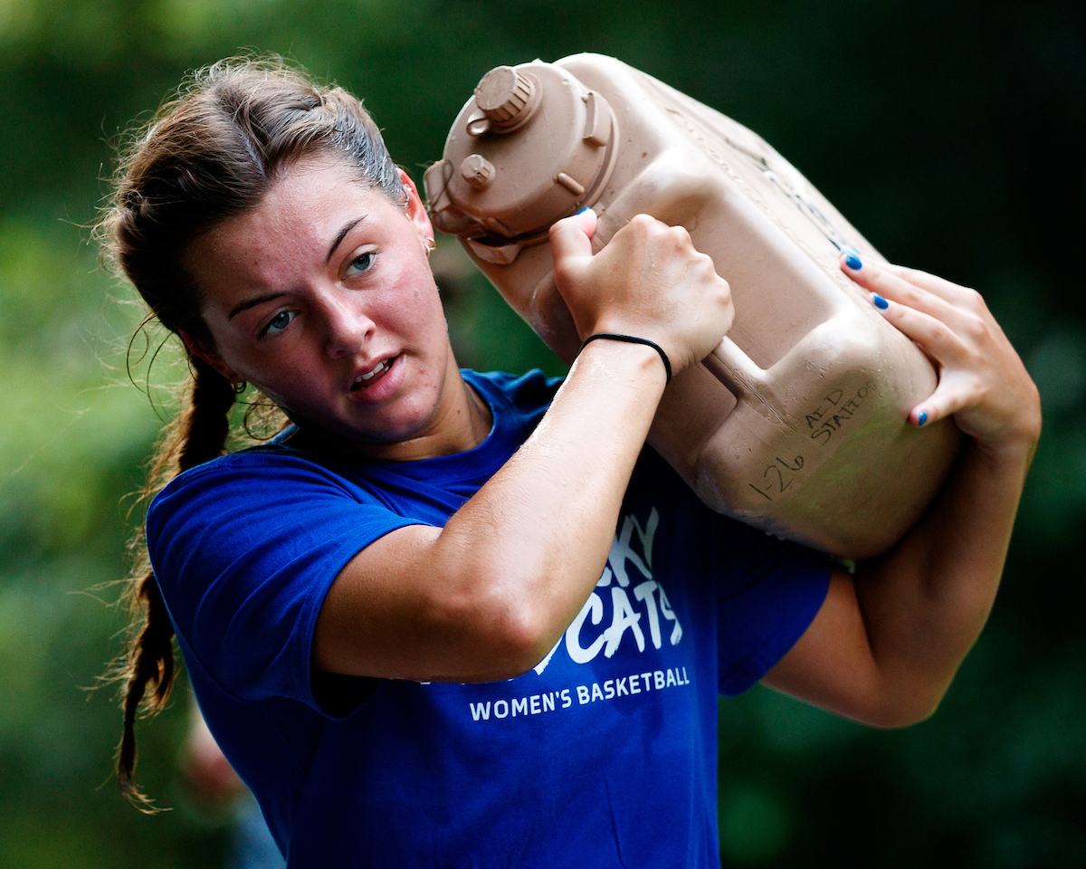 Emma King.

Kentucky Women’s Basketball team bonding trip to Fort Campbell.

Photo by Eddie Justice | UK Athletics