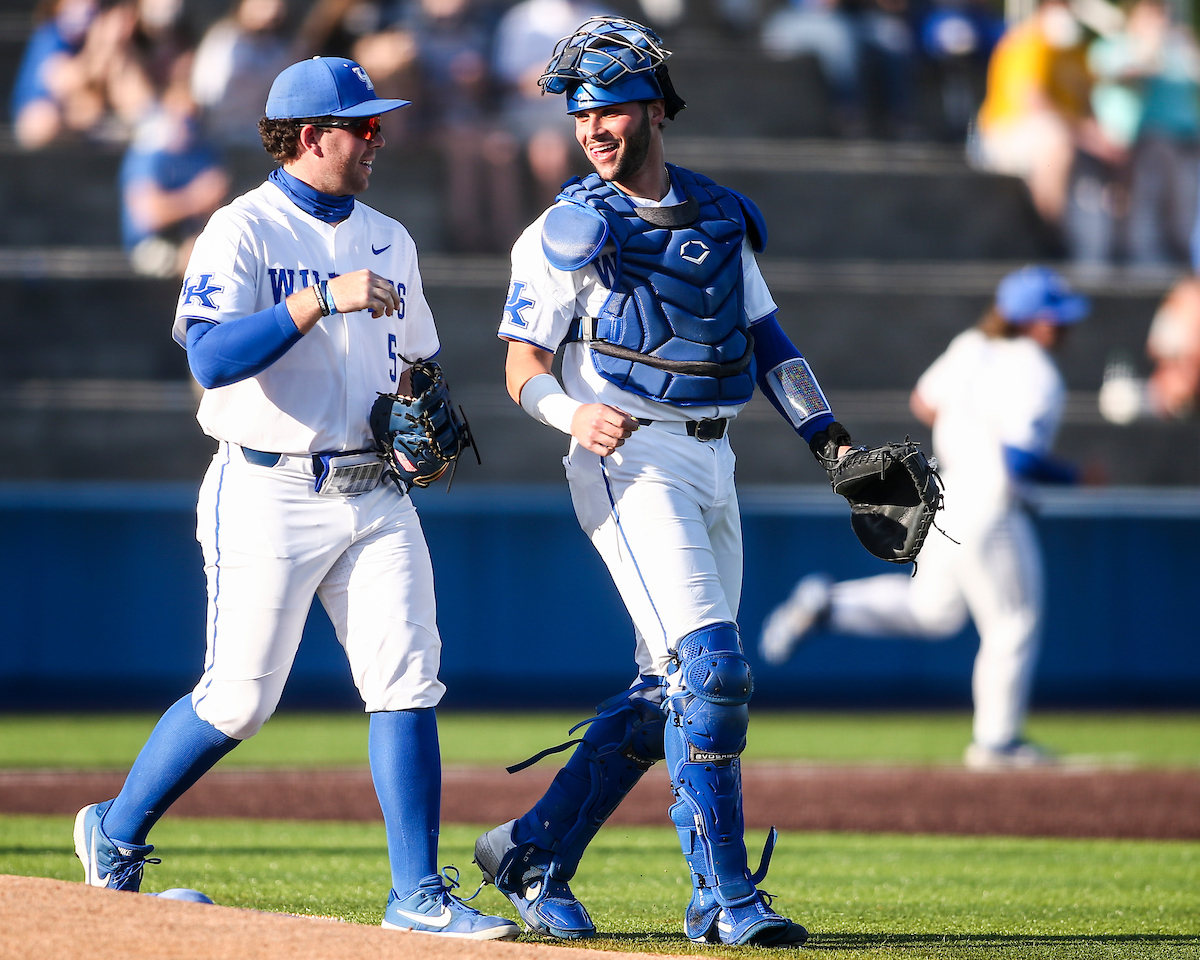 TJ Collett, Coltyn Kessler.

Kentucky falls to LSU 15-2.

Photo by Grace Bradley | UK Athletics