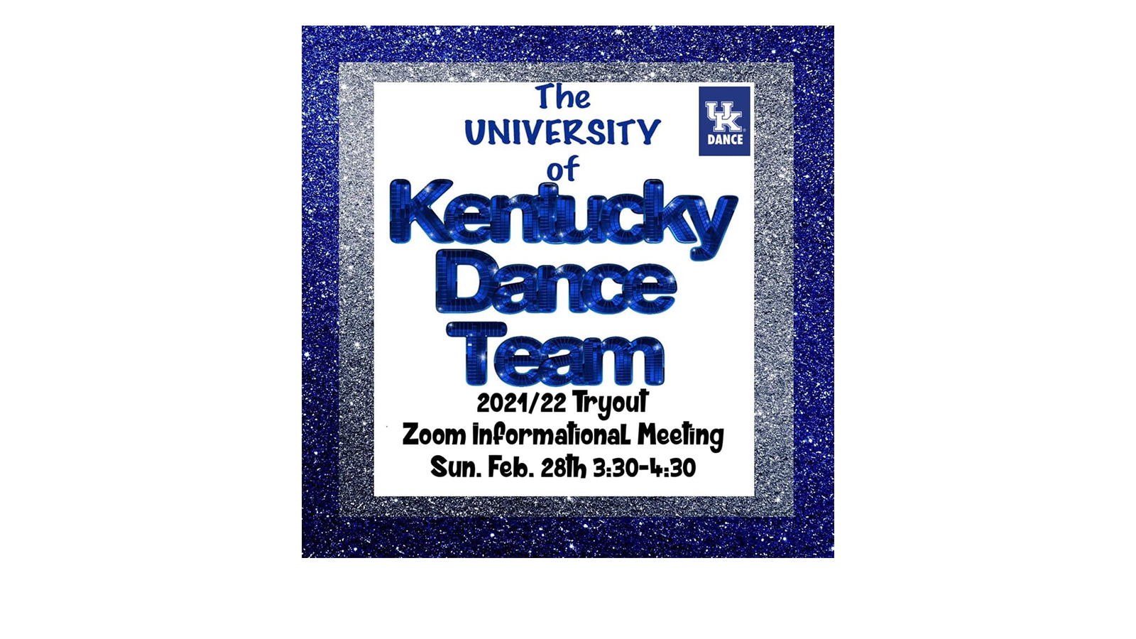 Dance Team Tryout Zoom Informational Meeting