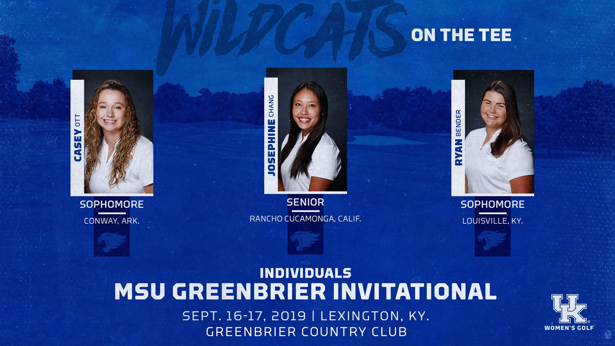 Three UK Women’s Golfers in Action at MSU Greenbrier Invitational