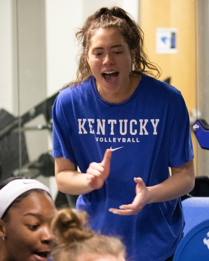 Bella Bell.

Volleyball Spring Workout.

Photo by Tommy Quarles | UK Athletics