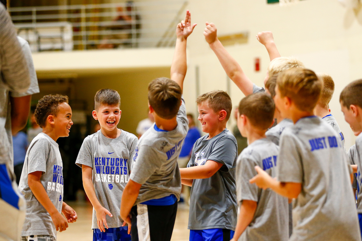 Kentucky men's basketball camp at South Oldham High School in Crestwood, Kentucky.

Photo By Barry Westerman | UK Athletics