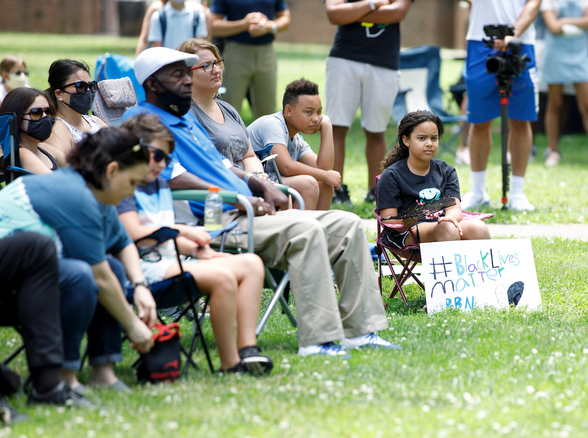 Walk Forward rally on June 13, 2020. Photo by Mark Cornelison | UKphoto