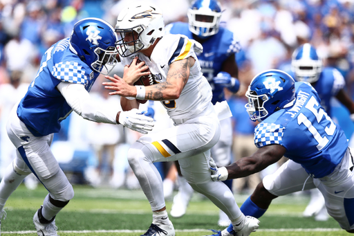 Jordan Wright. DeAndre Square.


Kentucky beat Toledo 38-24.


Photo by Elliott Hess | UK Athletics