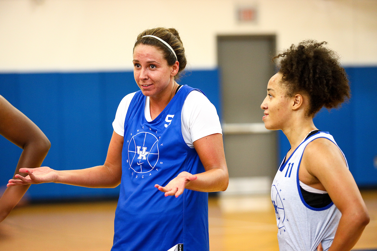 Blair Green. Jada Walker.

Kentucky Women’s Basketball Practice.

Photo by Eddie Justice | UK Athletics