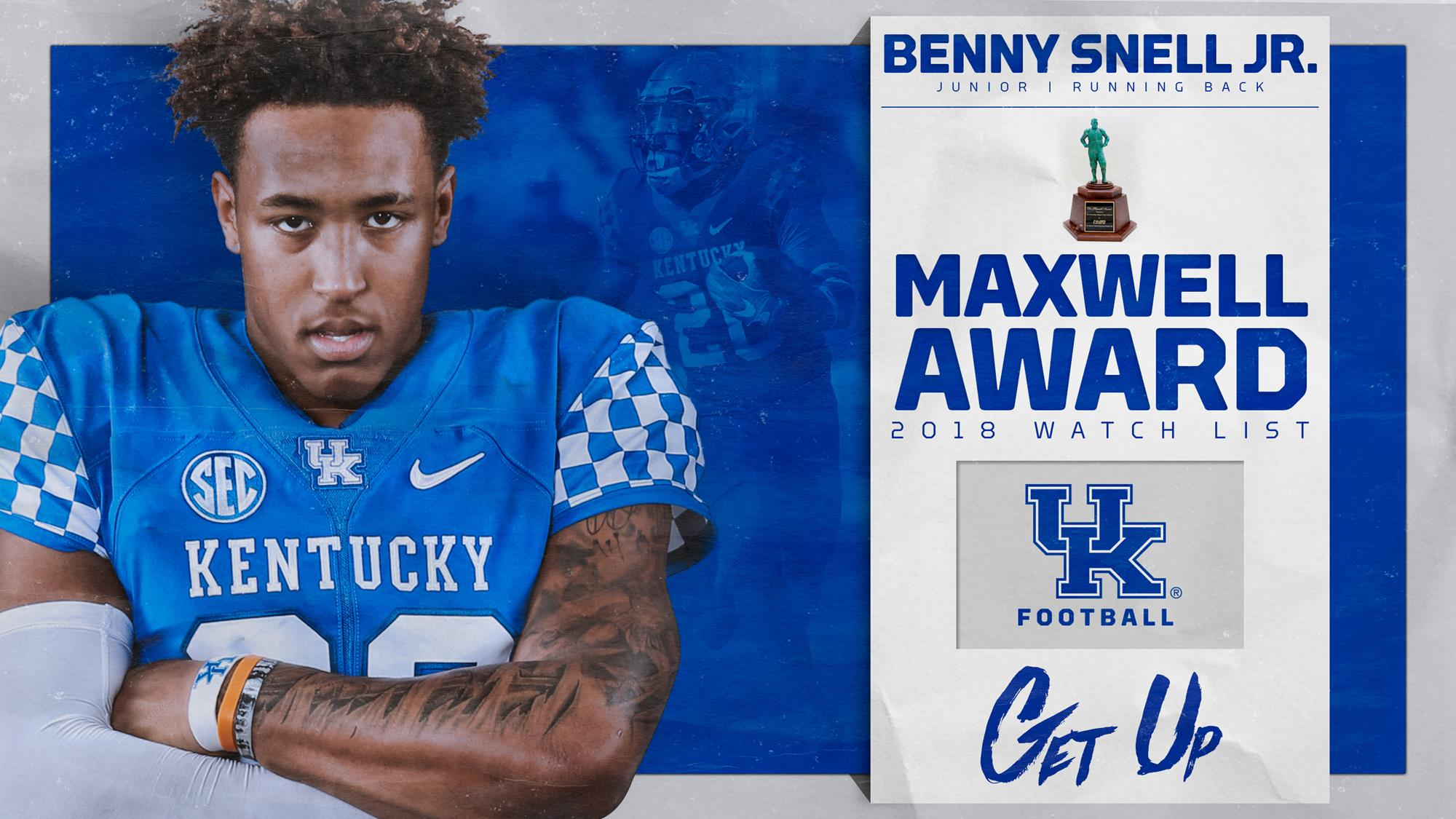 Benny Snell Jr. Named to Maxwell Award Watch List