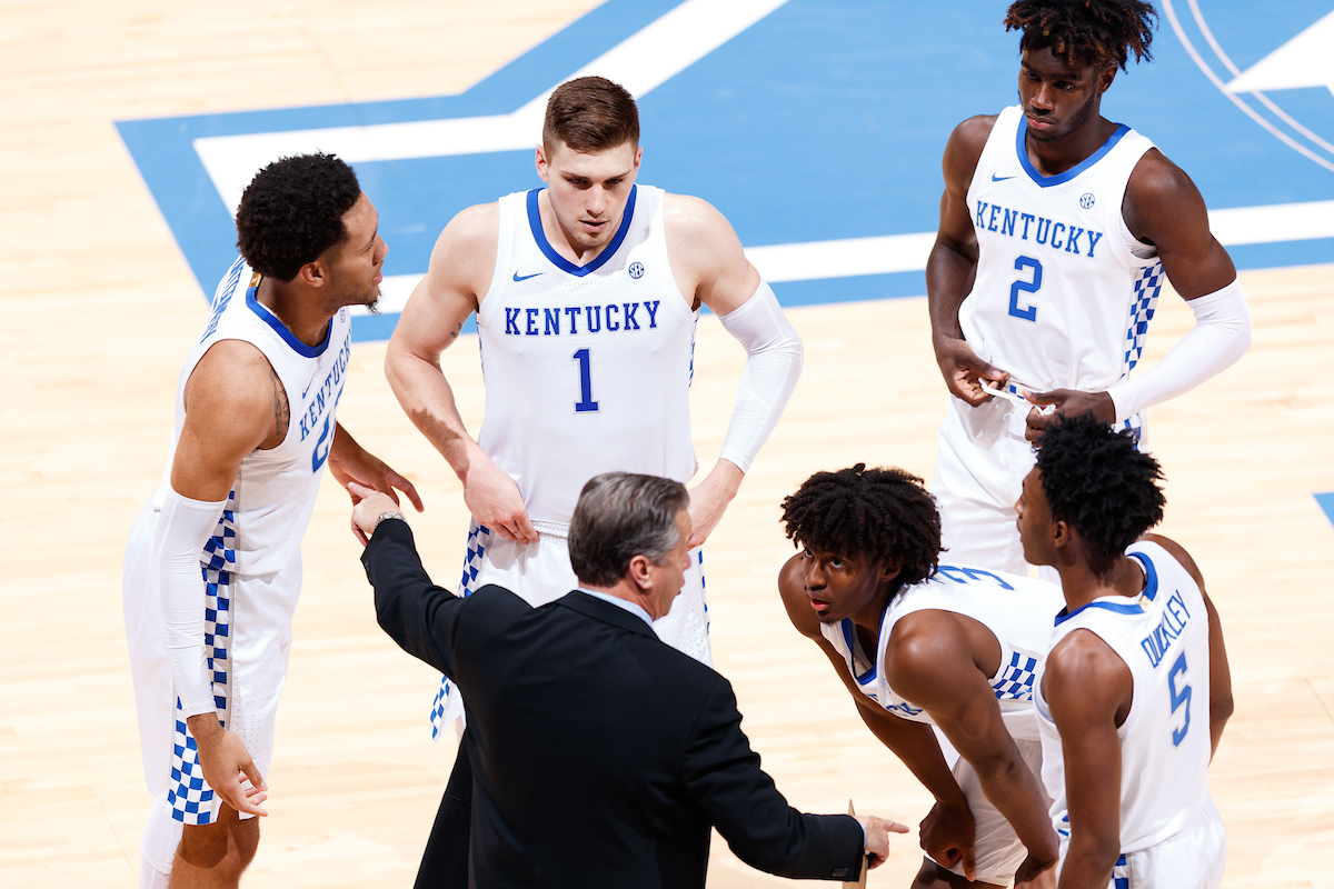 Team.

Kentucky beat Mount St. Mary?s 82-62.


Photo by Elliott Hess | UK Athletics