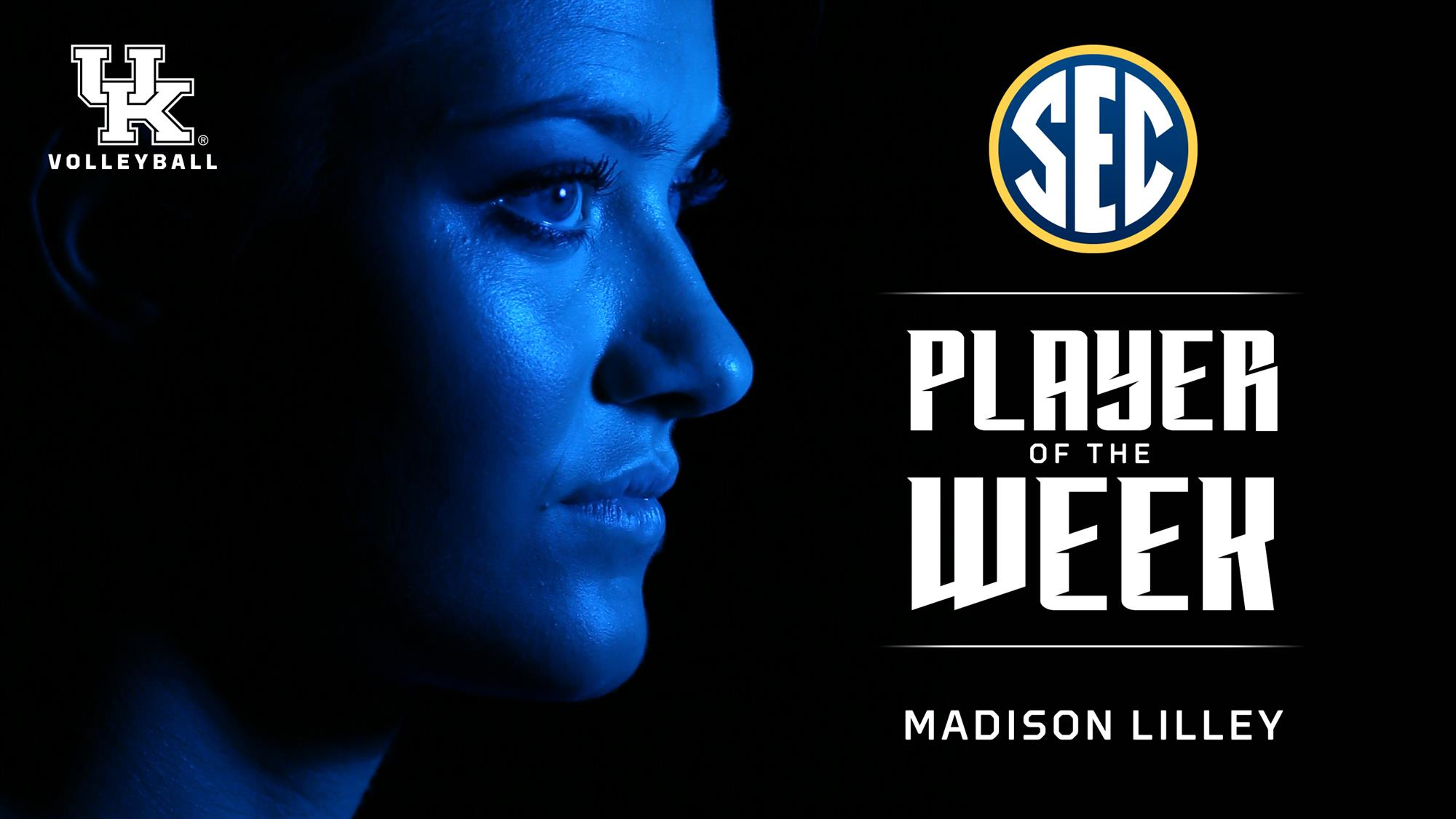 Madison Lilley Wins SEC Player, Setter of the Week