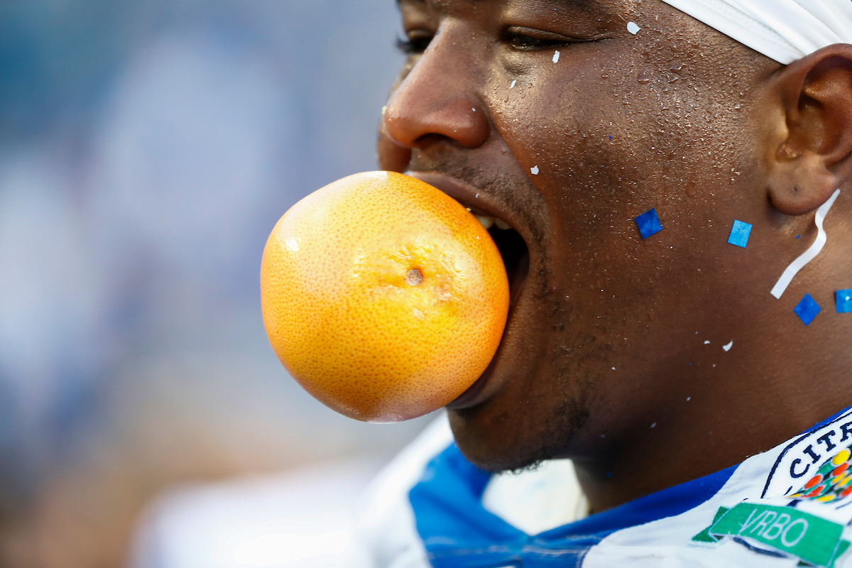 Bunchy Stallings.

The UK football team beat Penn State27-24 in the Citrus Bowl.

Photo by Chet White | UK Athletics