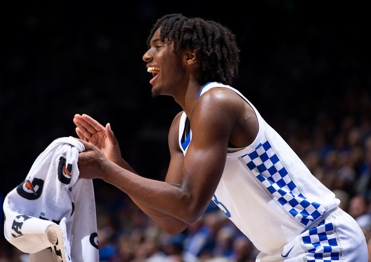 Tyrese Maxey.

Kentucky beat Fairleigh Dickinson.

Photo by Chet White | UK Athletics