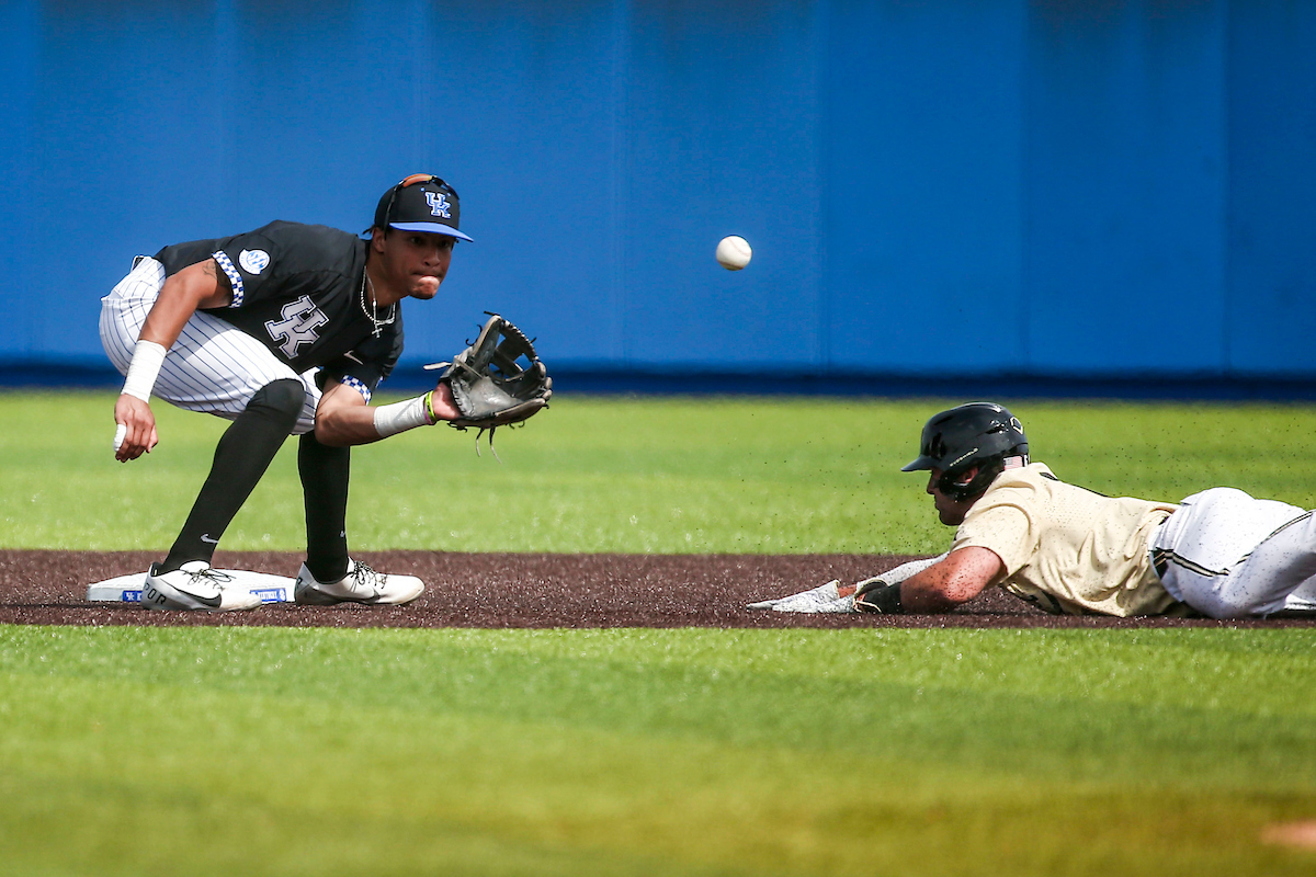 Daniel Harris IV. 

Kentucky loses to Vanderbilt 3-5.

Photo by Sarah Caputi | UK Athletics