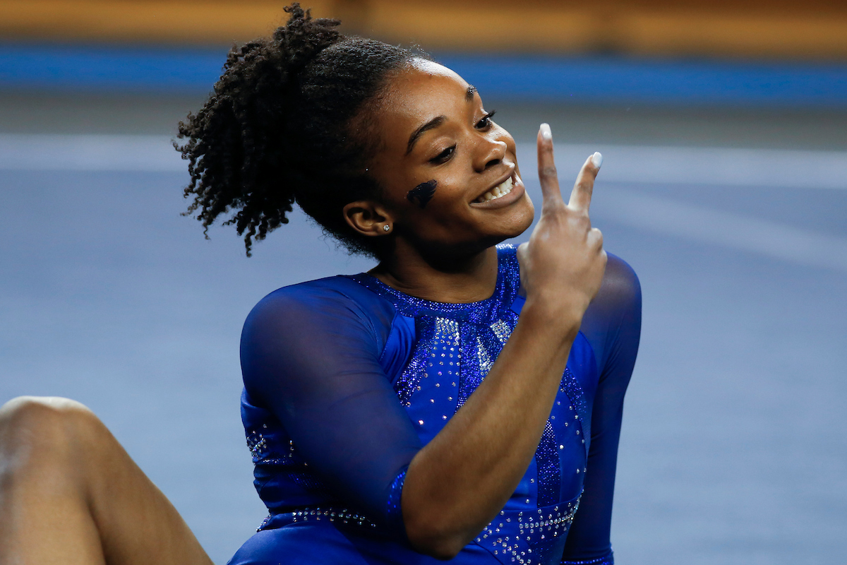 Gymnastics Blue-White Meet.

Photo by Maddie May | UK Athletics