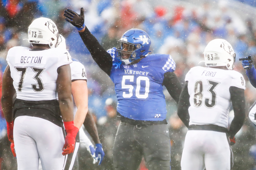 Marquan McCall.

UK beat UofL 45-13.

Photo by Chet White | UK Athletics