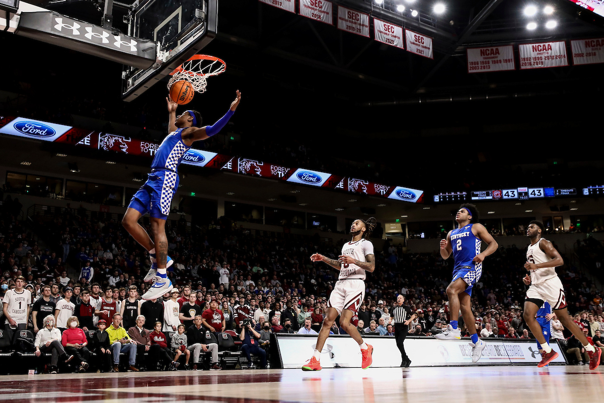 TyTy Washington Jr.

Kentucky beat South Carolina 86-76.

Photos by Chet White | UK Athletics