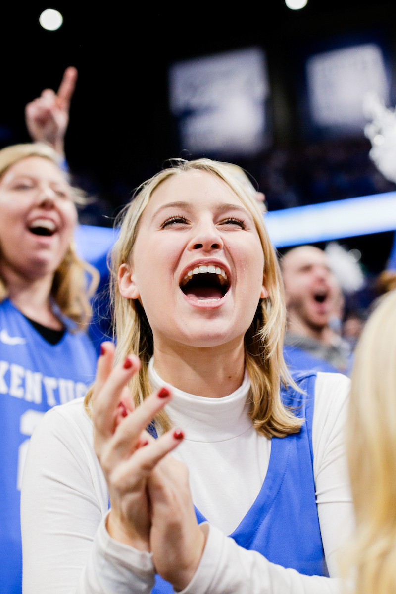 Fans.


The UK men's basketball team beat Kansas 71-63 at Rupp Arena on Saturday, January 26, 2019.

Photo by Isaac Janssen | UK Athletics