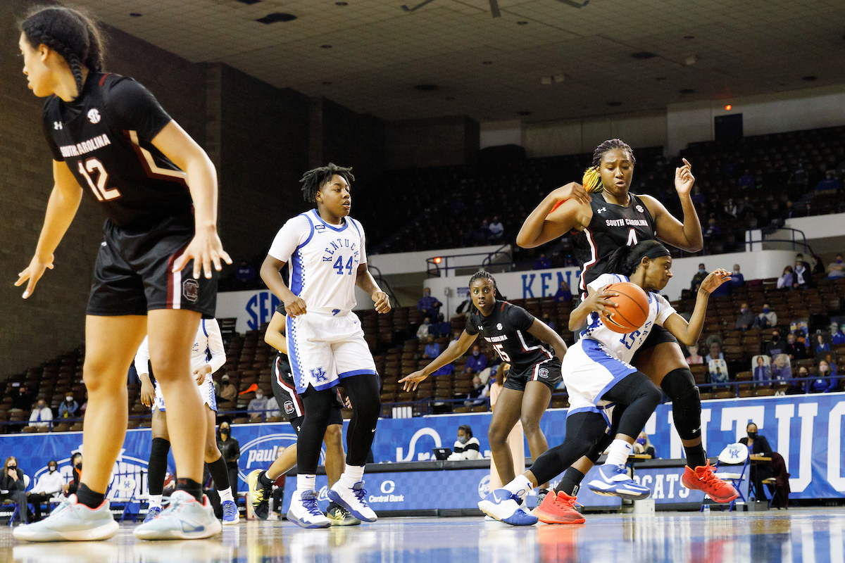 Chasity Patterson.

Kentucky falls to South Carolina 75-70.

Photo by Elliott Hess | UK Athletics