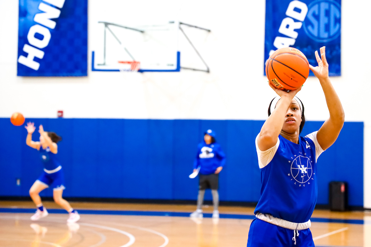 Kristen Crenshaw-Gill.

Kentucky Women’s Basketball Practice. 

Photo by Eddie Justice | UK Athletics