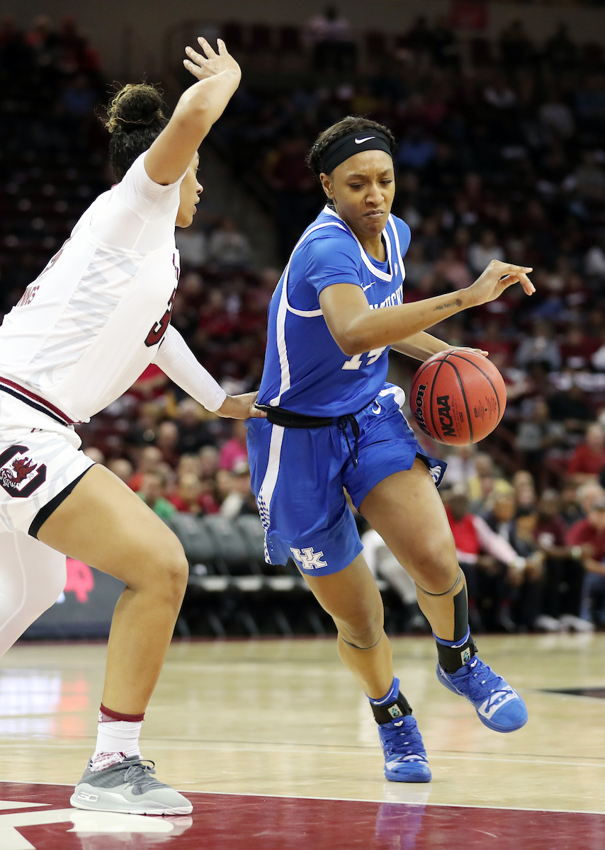 Tatyana Wyatt

The UK Women's Basketball team beat South Carolina.
Photo by Britney Howard | UK Athletics