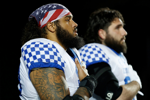 Darian Kinnard. Austin Dotson.

Kentucky beats Vandy, 34-17.

Photo by Elliott Hess | UK Athletics