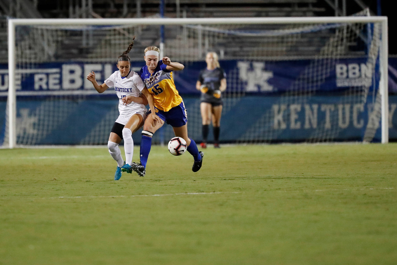Gina Crosetti.

The Kentucky women's soccer team beat Morehead State 2-1.

Photo by Chet White | UK Athletics