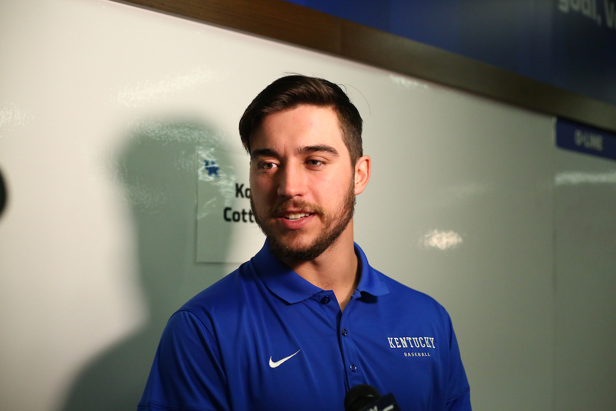 Baseball Media Day on February 8, 2018.

Photos by Noah J. Richter | UK Athletics