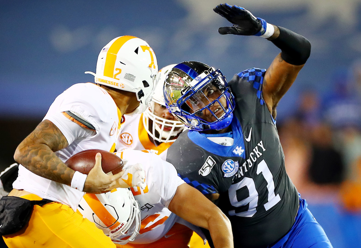 Calvin Taylor
Kentucky falls to Tennessee 17-13. 

Photo by Britney Howard | Staff