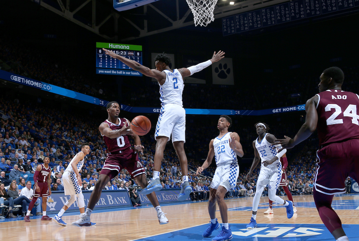 Jarred Vanderbilt

The University of Kentucky men's basketball team defeats Mississippi State 78-65 on Tuesday, January 23, 2017, in Lexington's Rupp Arena.


Photo By Barry Westerman | UK Athletics