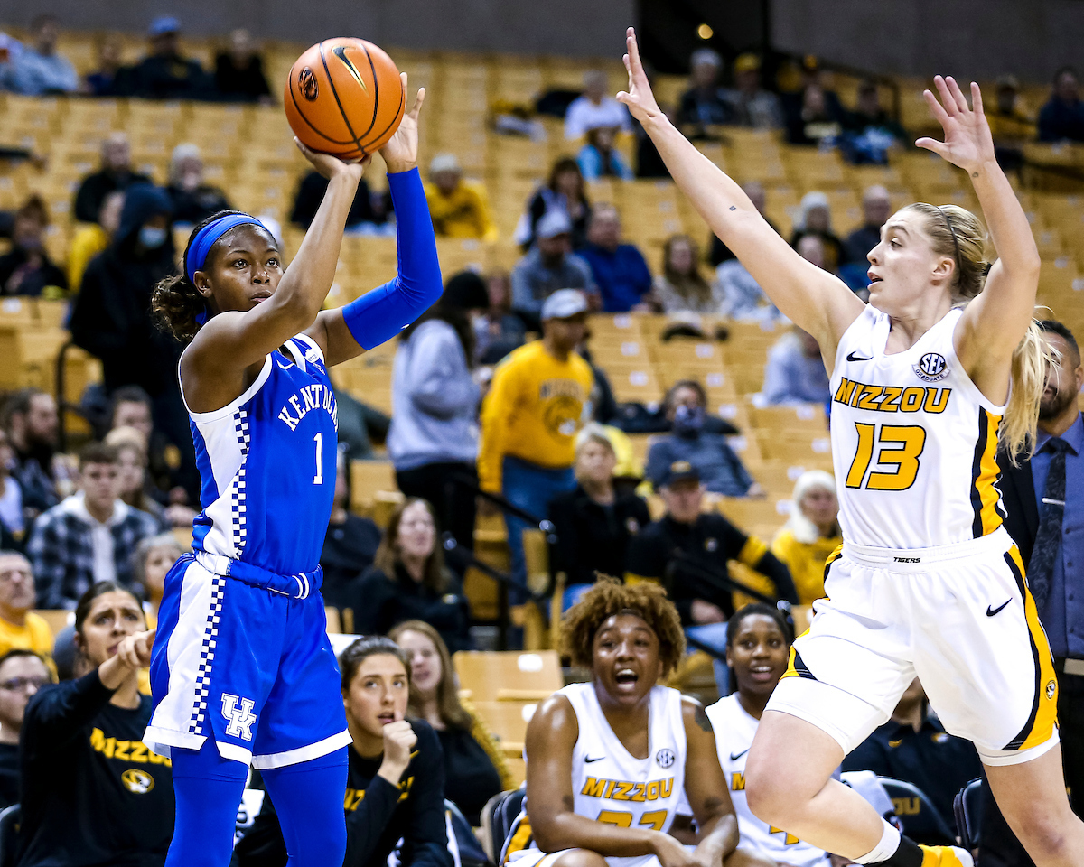 Robyn Benton.

Kentucky defeats Missouri 78-63.

Photo by Eddie Justice | UK Athletics