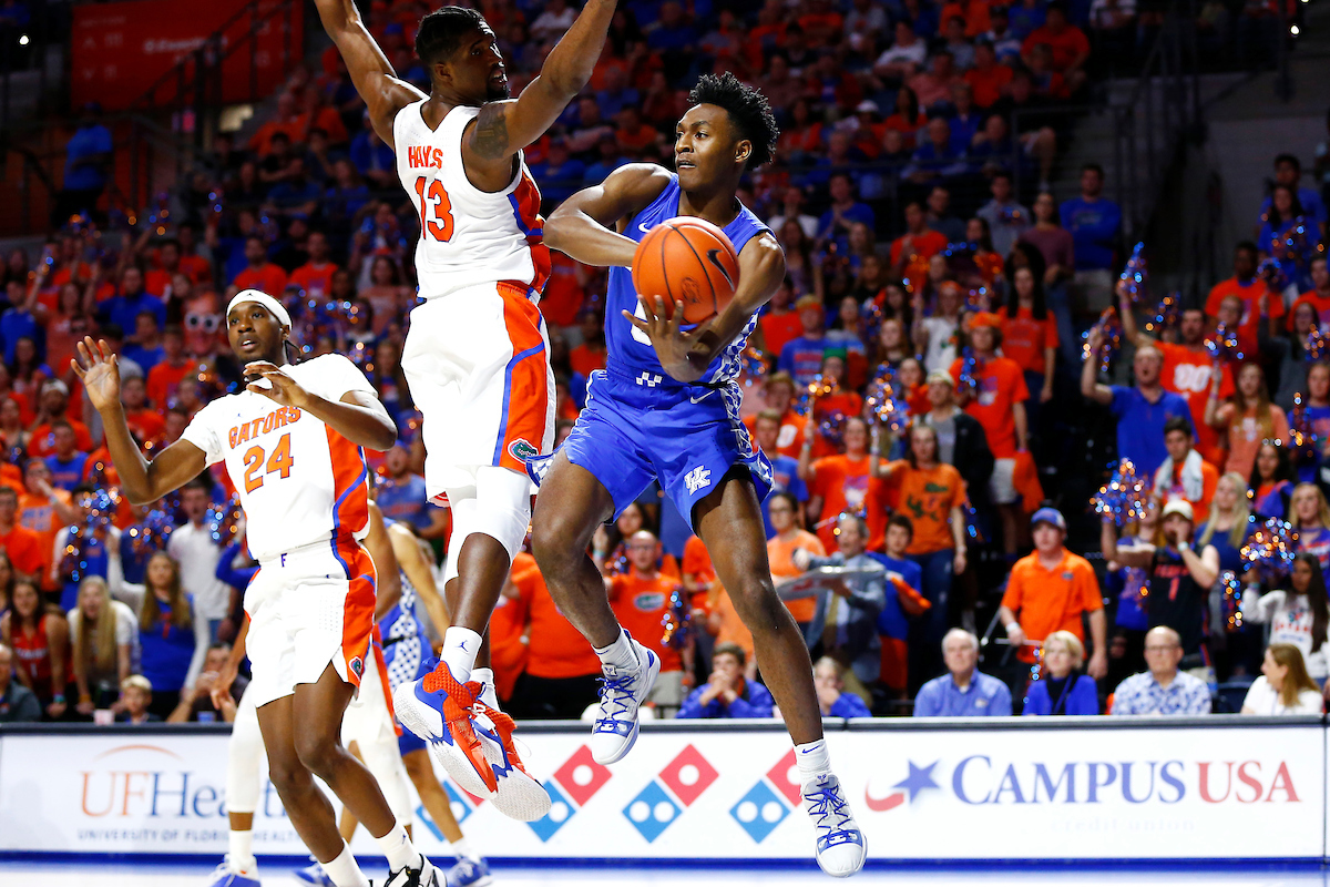 Immanuel Quickley.

Kentucky men's basketball beat Florida 65-54.

Photo by Quinn Foster | UK Athletics