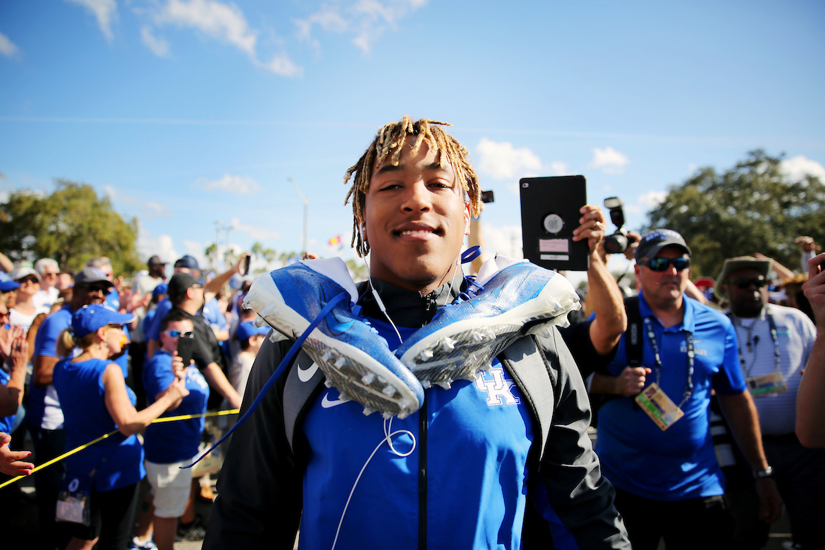 Benny Snell
The UK Football team beat Penn State 27-24 in the Citrus Bowl. 

Photo by Britney Howard  | UK Athletics