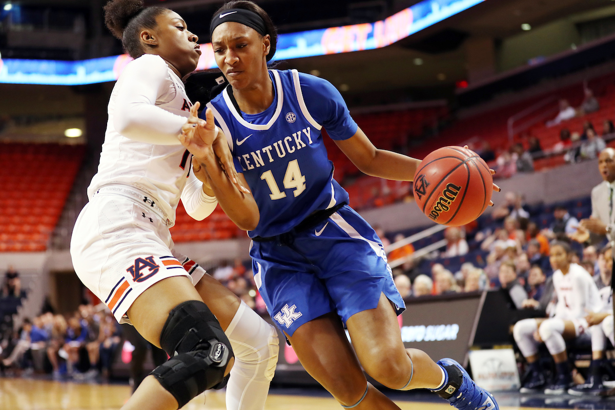 Tatyana Wyattt

The UK Women's Basketball team beat Auburn.
Photo by Britney Howard | UK Athletics