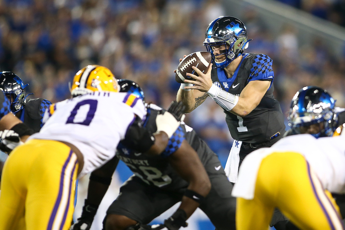 Will Levis.

UK beat LSU 42-21.

Photo by Grace Bradley | UK Athletics
