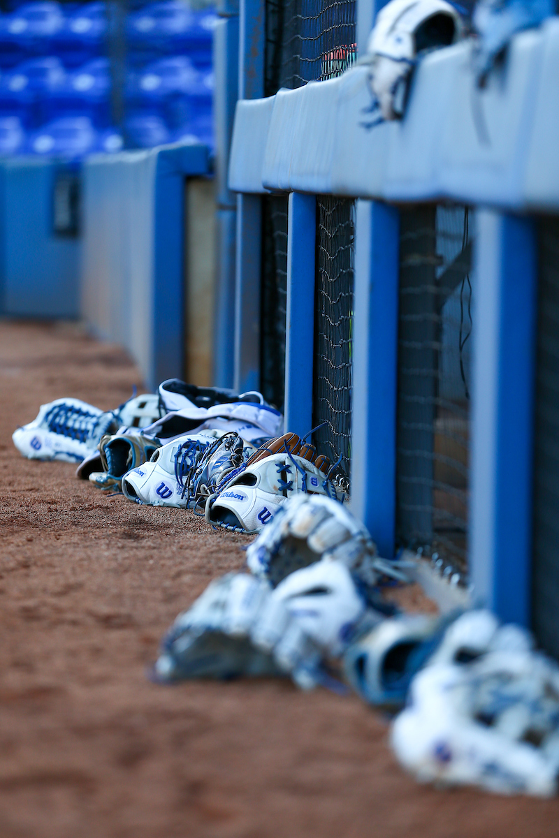 Gloves.

UK beats NKU 14-0.

Photo by Abbey Cutrer | UK Athletics