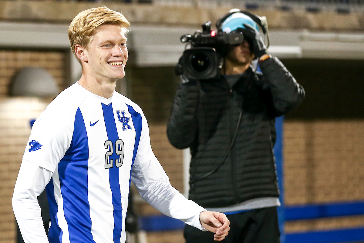 Trey Asensio.

Kentucky MSOC Recognizes 14 Seniors.

Photo by Grace Bradley | UK Athletics