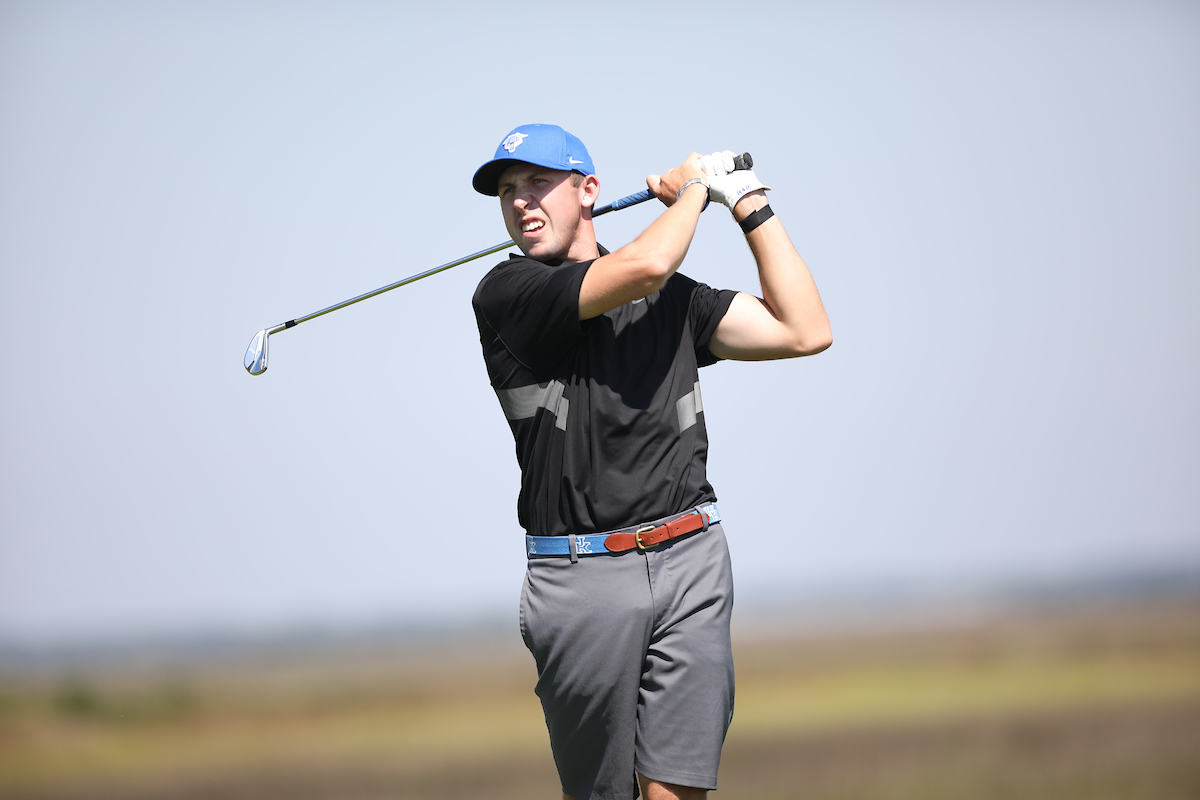 Kentucky during the first round of the SEC Championship at Sea Island Golf Club on St. Simons Island, Ga., on Wednesday, April 21, 2021. (Photo by Steven Colquitt)