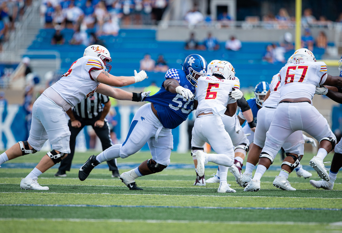 Marquan McCall

UK defeats ULM 45-10 

Photo By Jacob Noger | UK Football