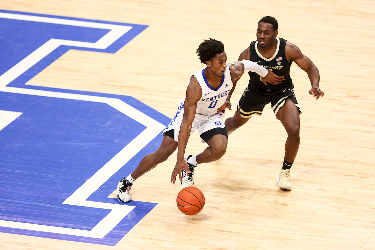 Ashton Hagans.

UK beats Vandy 71-62.

Photo by Hannah Phillips | UK Athletics