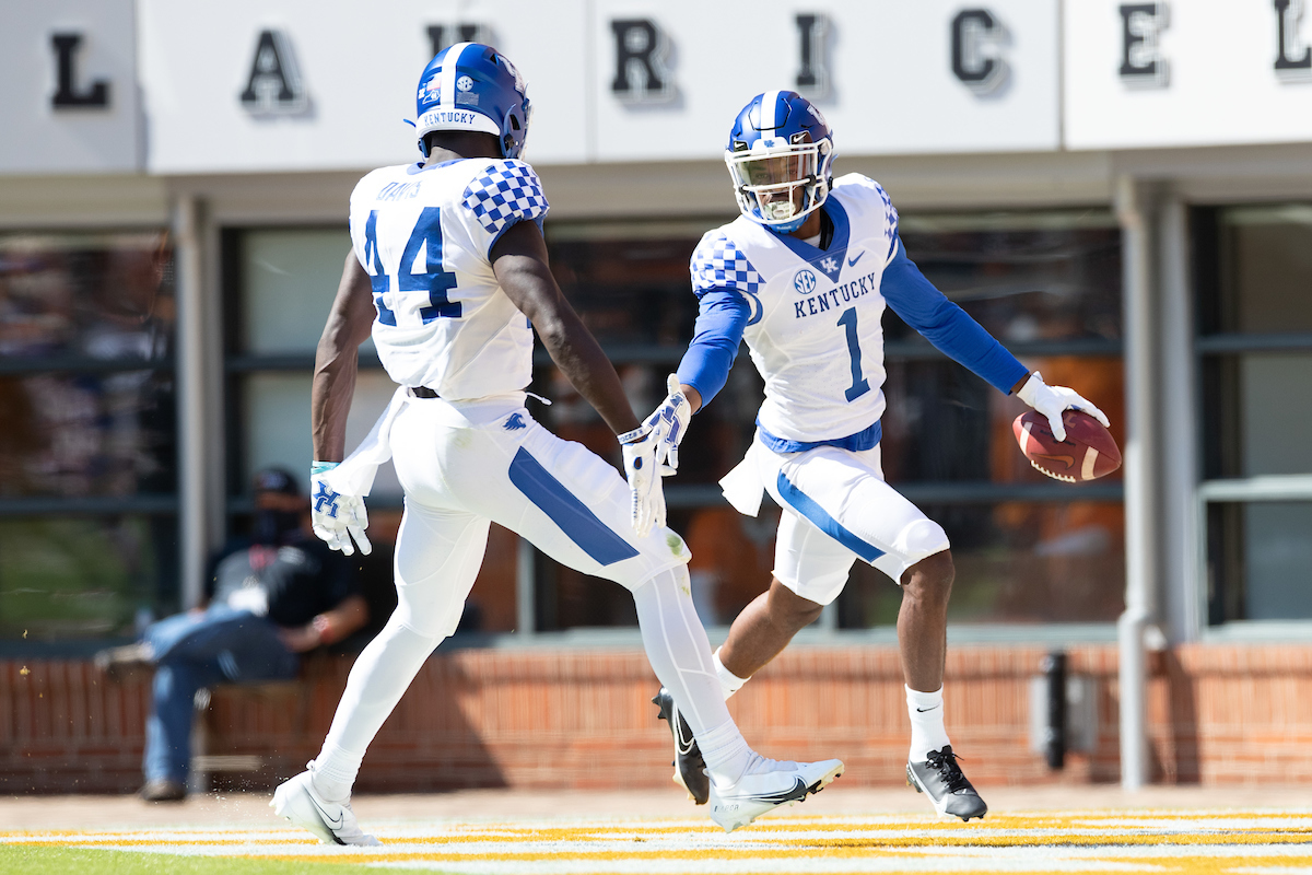 KELVIN JOSEPH. JAMIN DAVIS.

Kentucky beats Tennessee, 34-7.

Photo by Elliott Hess | UK Athletics