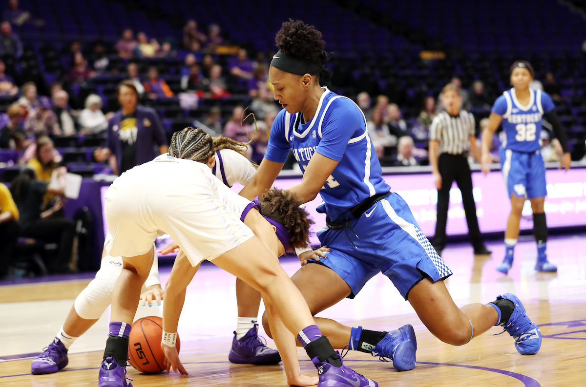 Tatyana Wyatt
Kentucky Women's Basketball beat LSU 64-60. 

Photo by Britney Howard  | UK Athletics