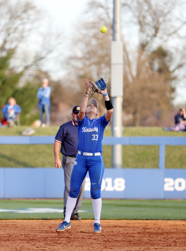 Alex Martens 

The softball team falls to Ole Miss in a double Header on Saturday, April 6, 2019. 

Photo by Britney Howard | UK Athletics