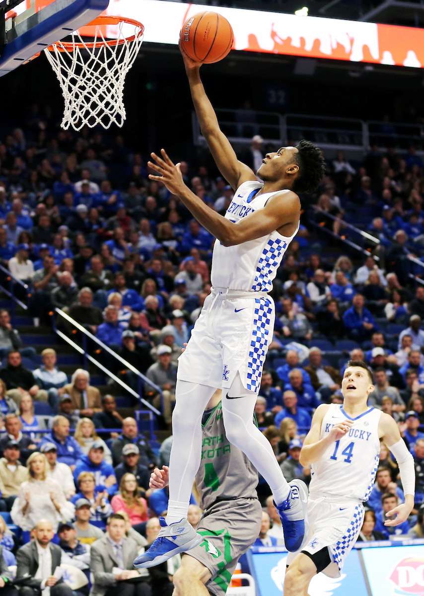 IMMANUEL QUICKLEY


Men's Basketball beats North Dakota 96-58.

Photo by Britney Howard  | UK Athletics