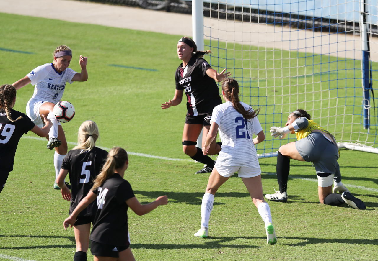 MARISSA BOSCO.

The University of Kentucky women's soccer team falls to Eastern Kentucky 1-0 Sunday, September 2, at the Bell Soccer Complex in Lexington, Ky.

Photo by Elliott Hess | UK Athletics