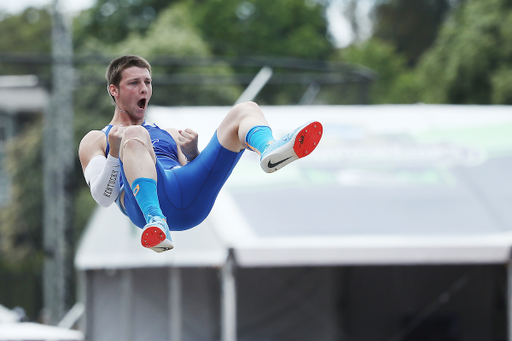 Tim Duckworth.

Day two of the NCAA Track and Field Outdoor National Championships. Eugene, Oregon. Thursday, June 7, 2018.

Photo by Chet White | UK Athletics