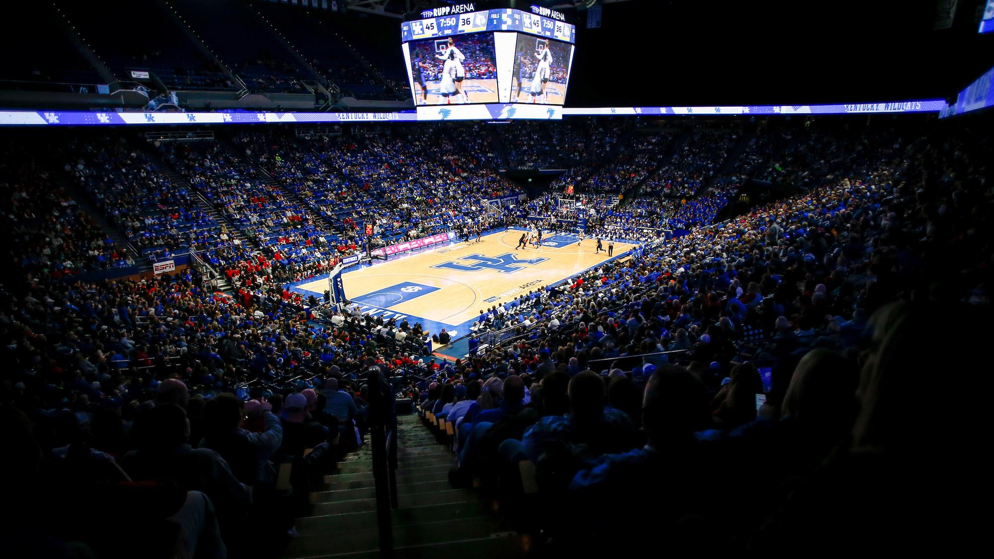 WBB Moves Alabama, Tennessee Home Games to Rupp Arena at Central Bank Center