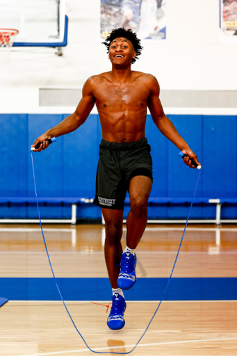 Immanuel Quickley. 

The Kentucky basketball players hard at work during their morning workout session on Friday, July 12th. 

Photo by Eddie Justice | UK Athletics