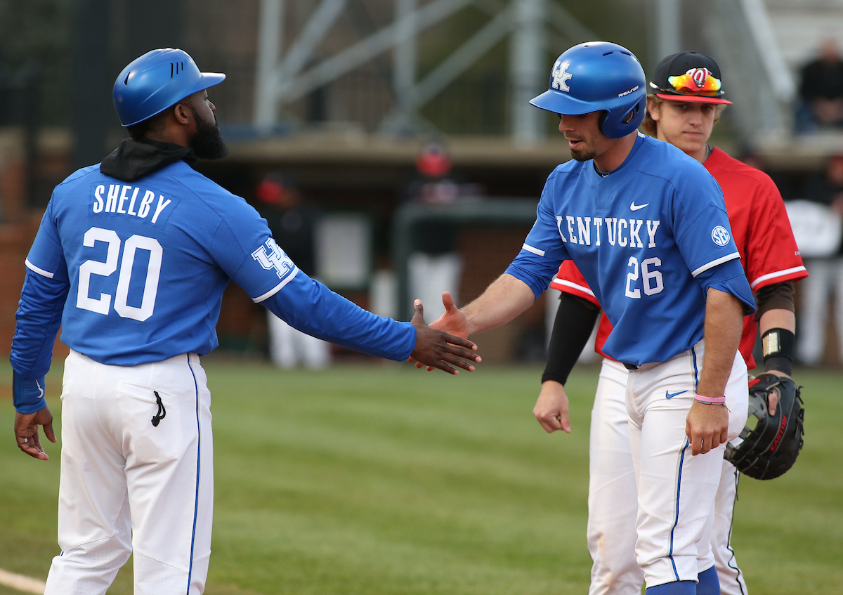 Luke Heyer

The University of Kentucky baseball team defeats Western Kentucky University 4-3 on Tuesday, February 27th, 2018 at Cliff Hagan Stadium in Lexington, Ky.


Photo By Barry Westerman | UK Athletics