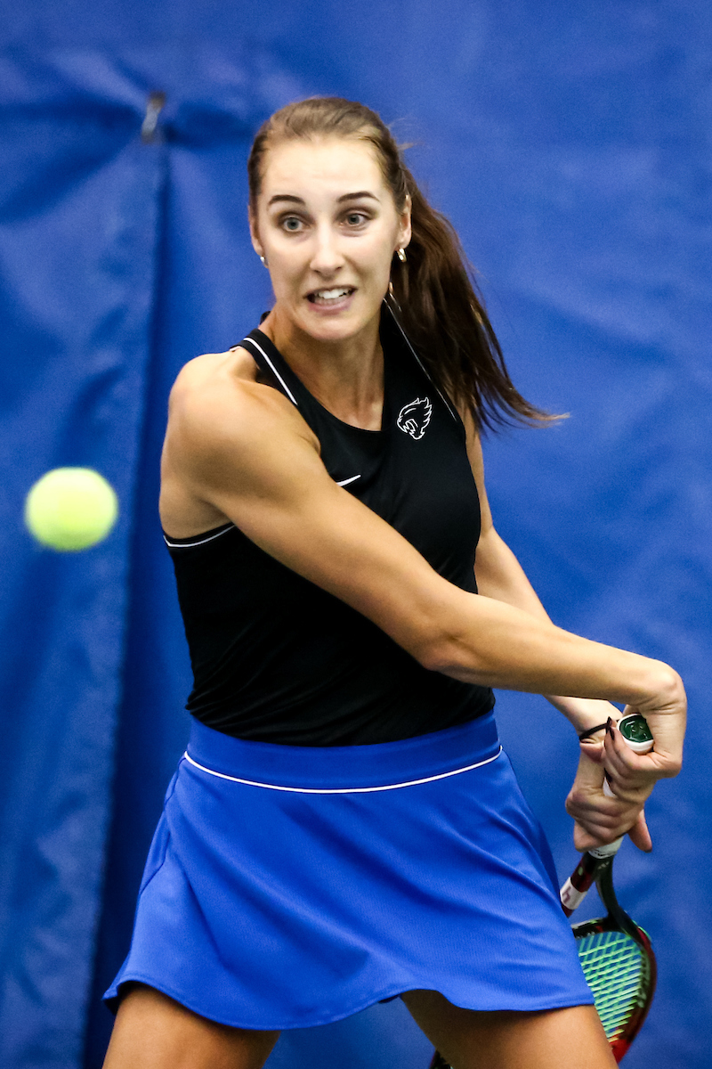 Anastasia Tkachenko. 

Kentucky beat NKU.

Photo by Eddie Justice | UK Athletics