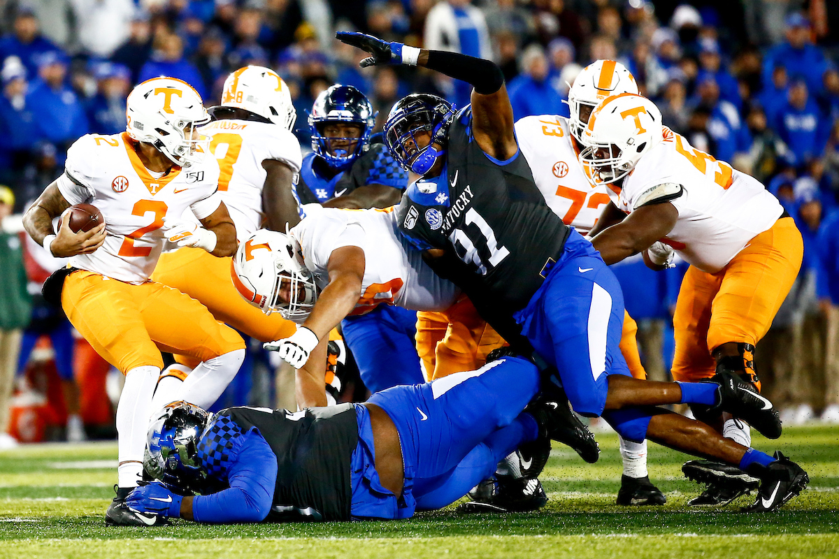 Calvin Taylor. 

Kentucky falls to Tennessee 17-13. 

Photo by Eddie Justice | UK Athletics