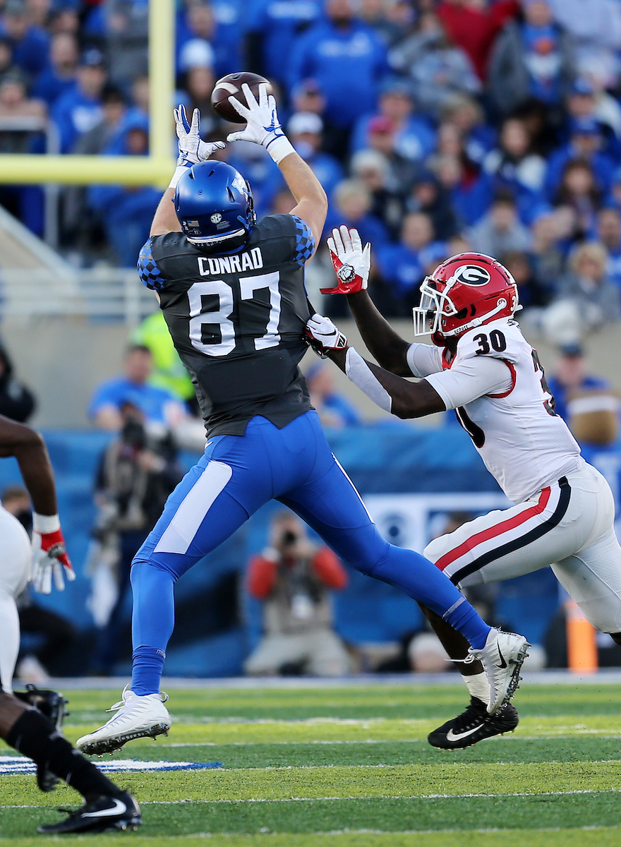 CJ Conrad, 
Georgia beats UK 34-17.

Photo by Britney Howard | UK Athletics