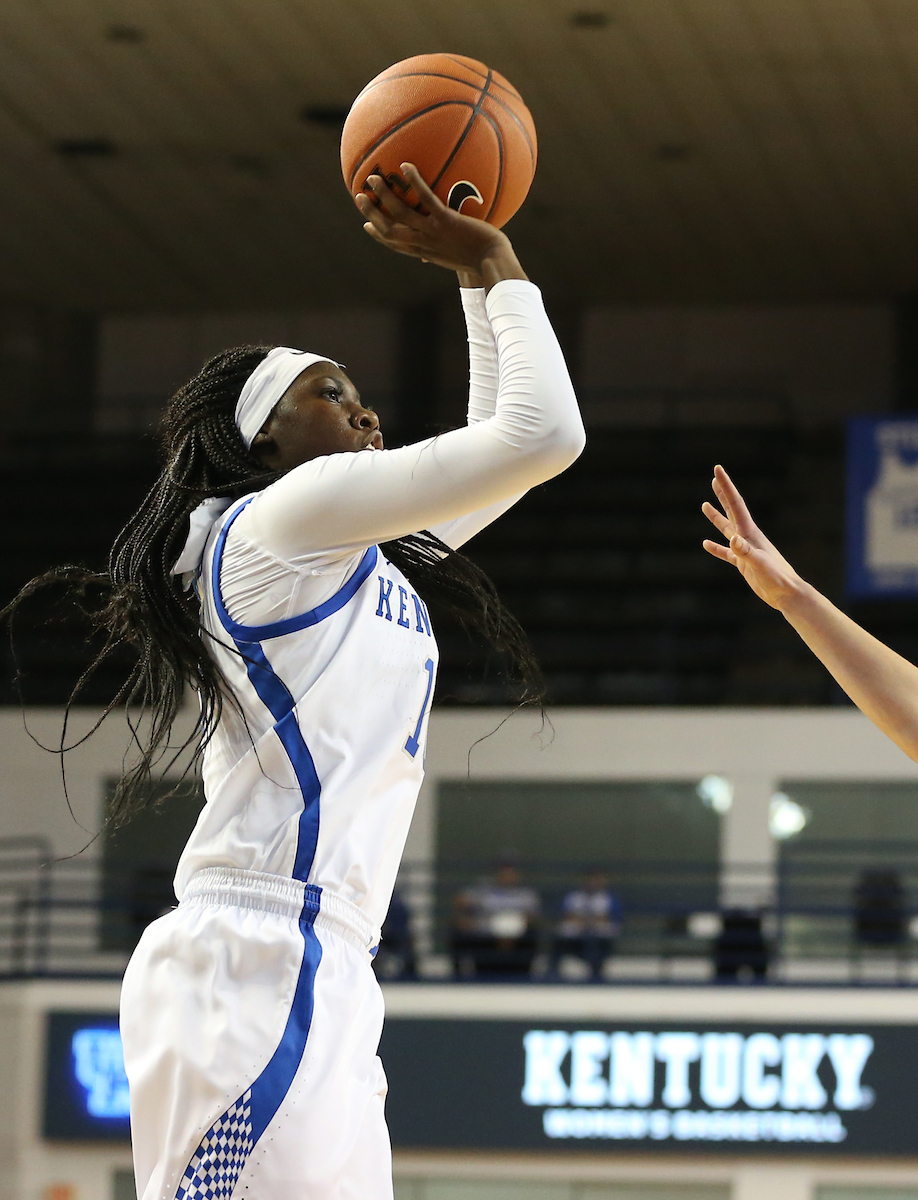 Rhyne Howard. 

UK beats to Sacred Heart University 71-43. 


Photo By Barry Westerman | UK Athletics